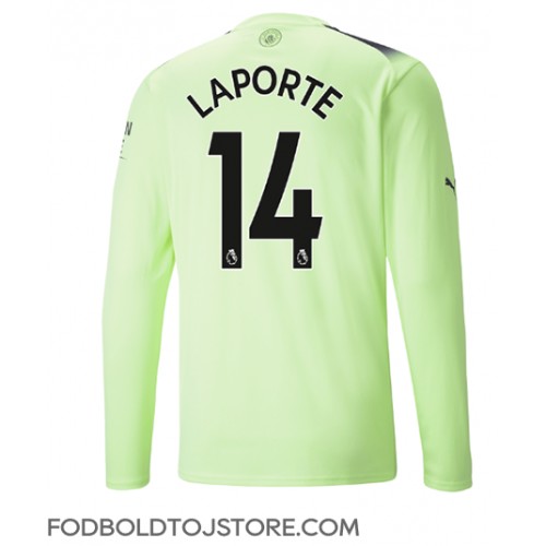 Manchester City Aymeric Laporte #14 Tredjetrøje 2022-23 Langærmet